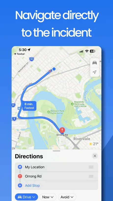 Towing Job Alerts - Job Details